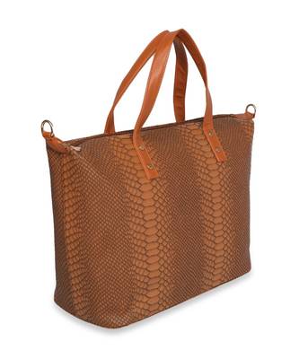 Croc Tan Tote 3