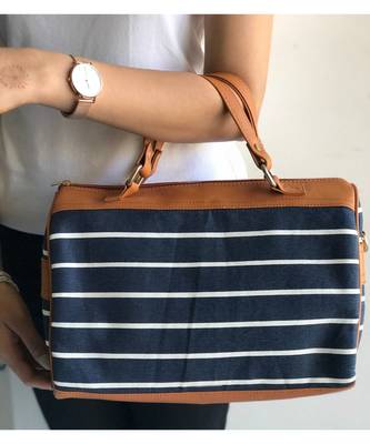 Single Striped Mini Duffle 2