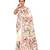 Women's White Handmade Shantiniketan Pure Silk Kantha Stitched Saree With Blouse Piece