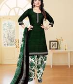 Light-Green Printed Crepe Salwar