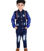 fourfolds boy's 3-piece suit