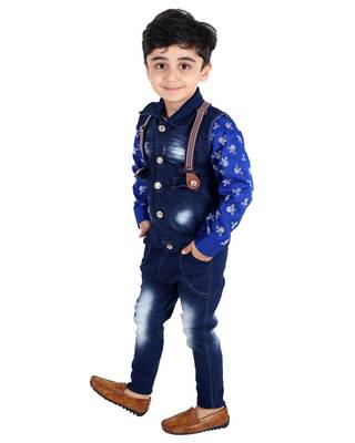fourfolds boy's 3-piece suit 3