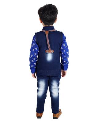 fourfolds boy's 3-piece suit 5