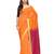 orange Handloom Taant Pure Cotton Saree With Blouse Piece