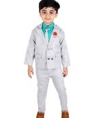 fourfolds boy's 3-piece suit