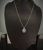 Charming German Silver Necklace Set