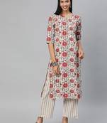 Multicolor thread embroidery khadi salwar