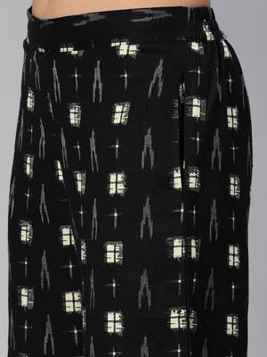 Off-white embroidered khadi salwar 4