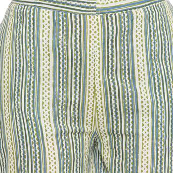 Yellow printed cotton salwar 4
