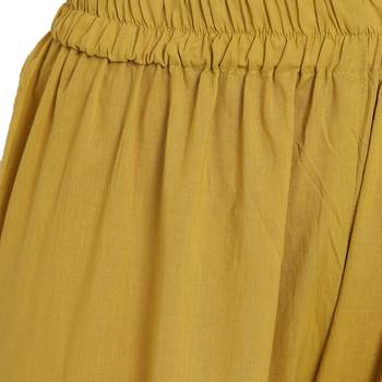 Yellow printed cotton salwar 4