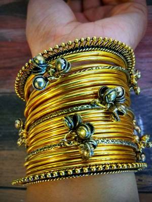 Golden 2+3+23 Bangle Set 1