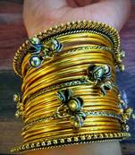 Golden 2+3+23 Bangle Set