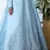 Sky Blue Thread With Sequince Embroidered Art Silk Semi Stitched bridal lehenga Choli With Koti