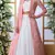 White Thread Embroidered Work Georgette Semi Stitched bridal lehenga Choli With Pink Koti
