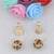 Attractive Gold Plated Stylish Party Wear Dangle Earring For Women Girl