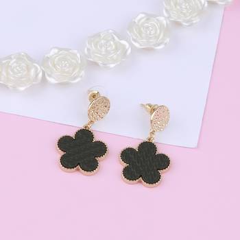 Antique Gold Plated Party Wear Long Earring For Women Girl 5