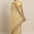 Gold Jute Silk Heavy Embroidered Work Fancy Designer Saree