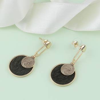 Gold Plated Stylish Designer Dangle Earring For Women Girl 4