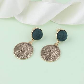 Gold Plated Stylish Fancy Look Dangle Earring For Women Girl 4