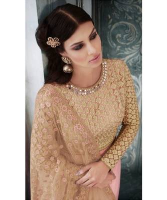 Pink multi resham work net salwar 2