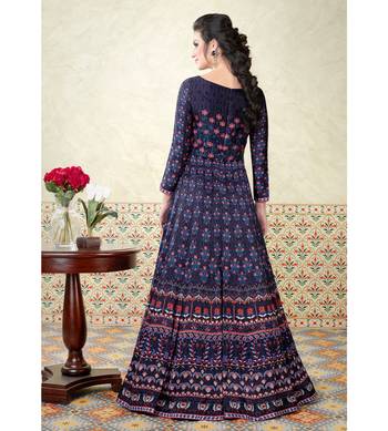 Purple resham embroidery satin salwar 4