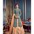 Blue resham embroidery georgette salwar