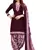 multicolor printed crepe unstitched salwar with dupatta