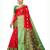 Red Woven Poly Silk Saree With Blouse