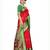 Red Woven Poly Silk Saree With Blouse