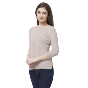 Pink printed rayon tops 3
