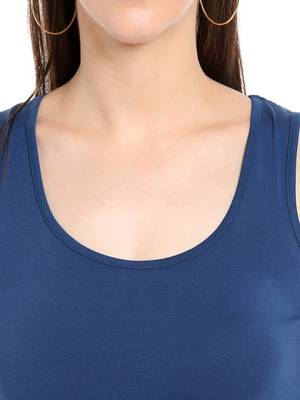 Blue printed cotton tops 5