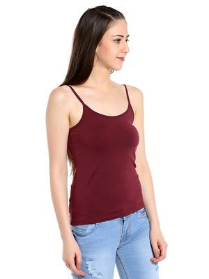 Brown printed cotton tops 2