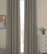 ROSARA HOME Sumo Matty Solid Pack of 2 Curtains