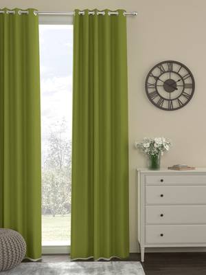 ROSARA HOME Sumo Matty Solid Pack of Single Curtain 1