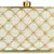 PARTY CLUTCH BAG WHITE & GOLD