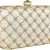 PARTY CLUTCH BAG WHITE & GOLD