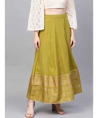 flared ethnic skirt
