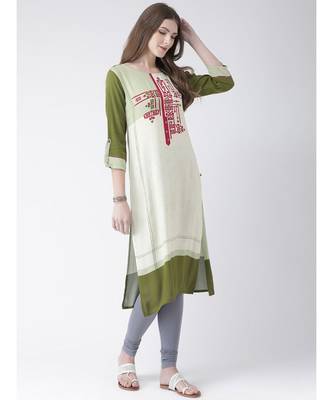 multicolor printed Cotton kurtas-and-kurtis 4