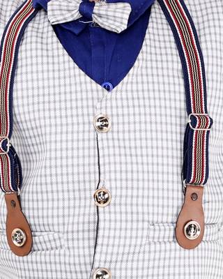 fourfolds boy's 3-piece suit 4