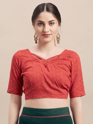 Green Embroidered Chiffon saree with blouse 3