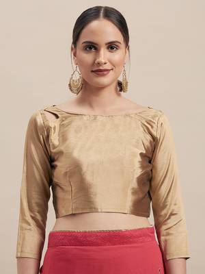 Pink Embroidered Chiffon saree with blouse 3