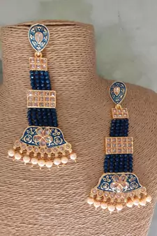 Blue earrings