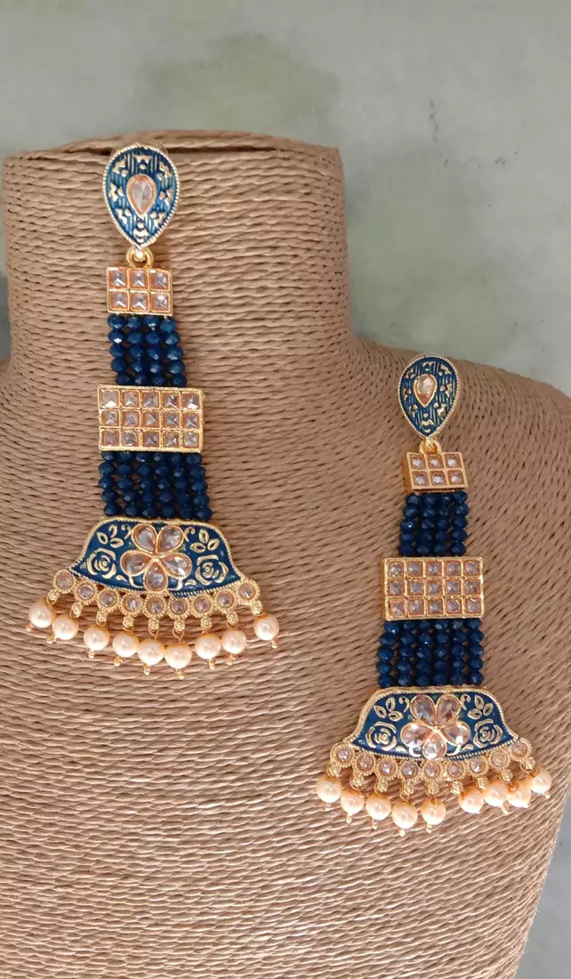 Blue earrings