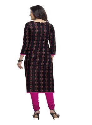 Black printed crepe salwar 2