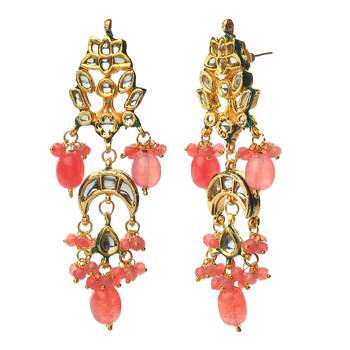 Pink Kundan Wedding Necklace Sets 3