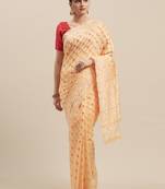 Yellow Coloured Solid Cotton Mint Saree With Blouse Piece