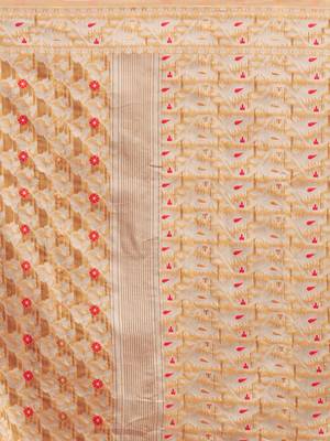 Yellow Coloured Solid Cotton Mint Saree With Blouse Piece 3