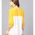Women white a-line Rayon & cotton slub Top