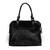 Black Color Solid Pattern Lazer Cut Handbag For Women