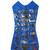 Atorakushon Designs Hanging Double Sided Chains Watch Cosmetics Accessories Storage MakeUp Pouch Vanity kit blue